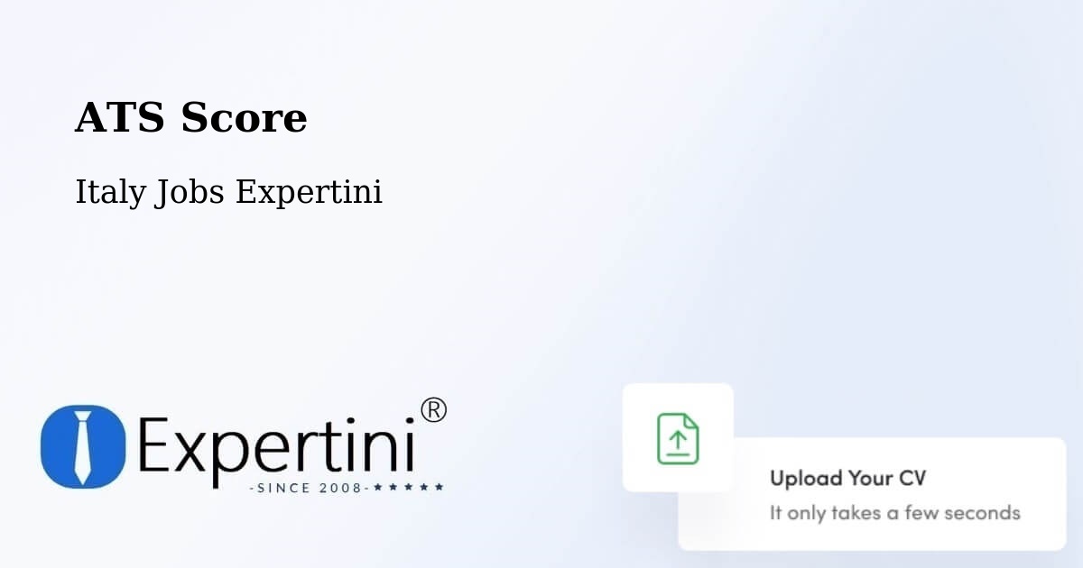 Resume ATS Score & Job Description Match Tool – Carrè - Italy Jobs Expertini