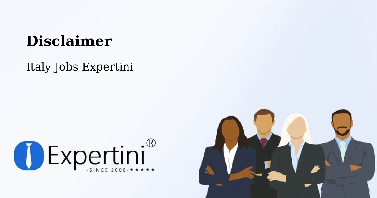 Disclaimer – Carrè - Italy Jobs Expertini