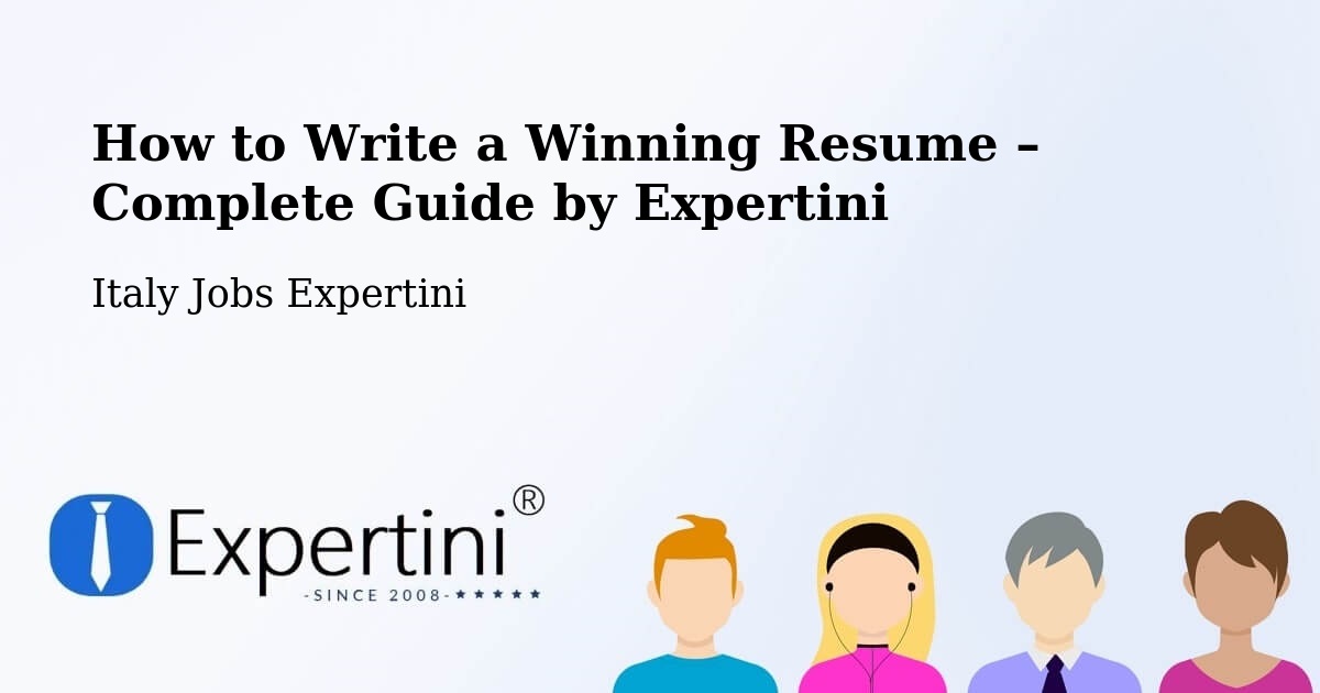 Resume Writing Guide for Job Seekers – Carrè - Carrè, Italy Jobs Expertini