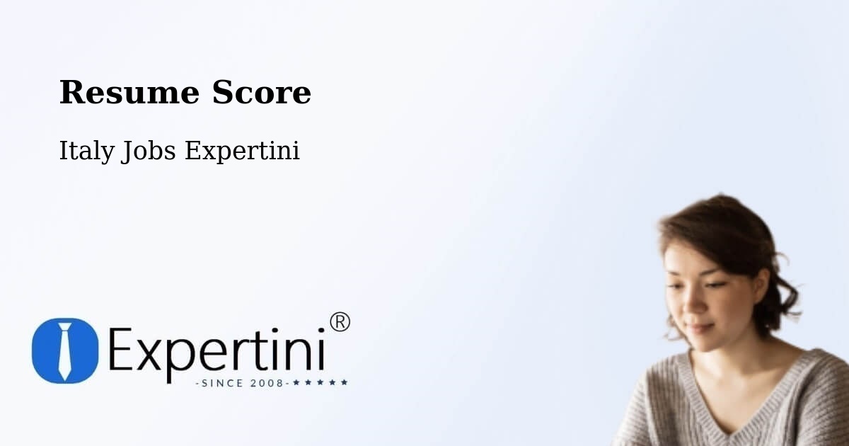 Resume Score & Job Description Match Tool – Carrè - Italy Jobs Expertini